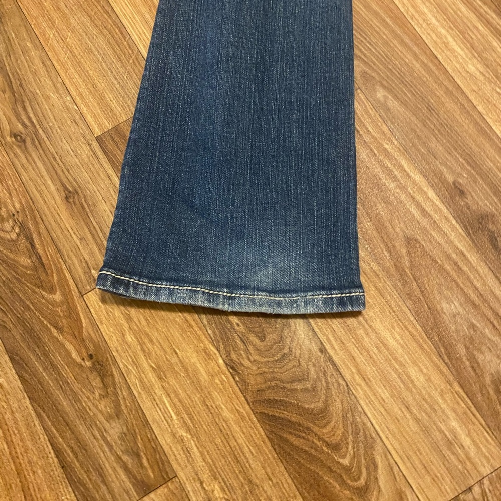 Miss Me	Low-Rise Distressed 5 Pocket Boot Cut Jeans - Picture 6 of 10